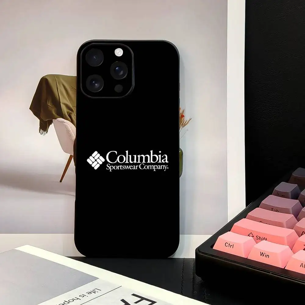Чехол для телефона с логотипом C-columbia-es, черный, силиконовый, мягкий, для iPhone 17, 16, 15, 14, 13, 12, 11, Air, Pro, Max, Plus (art.: 3920d4d02bc03) - 3920d4d02bc03