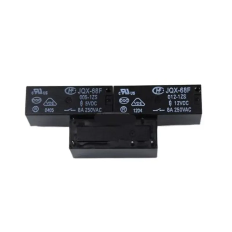 HF JQX-68F 005-1ZS 012-1ZS 024-1ZS 5 В 12 24 постоянного тока 8 А 5-контактное реле