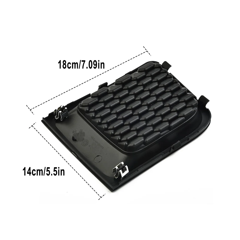 

Black Bumper Grille Bezel #5XB62LXHAA 2pcs ABS Accessories Cover Front LH + RH Replacement Durable High Quality