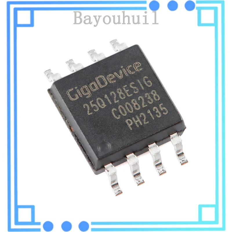 

10PCS Original Authentic GD25Q128ESIG SOP-8 128M-bit Serial Flash Memory Chip