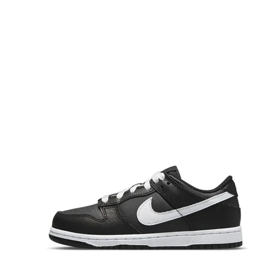 Nike Dunk Casual Нескользящие износостойкие низкие кроссовки черно-белые для детей и
