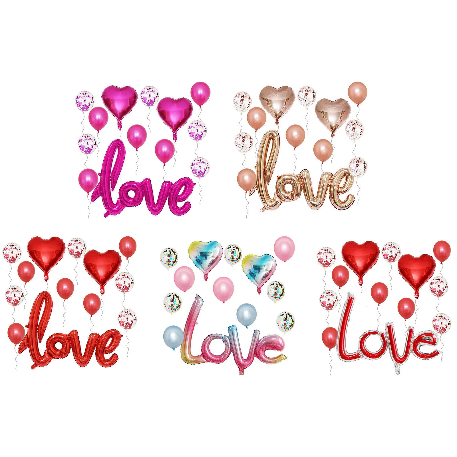 

Wedding Balloon Set Heart-shaped Valentine’s Day Supplies