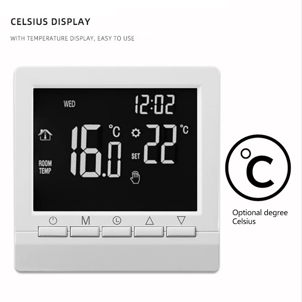 Для Tuya Wi-Fi программируемый умный термостат настенный контроллер котла 110-230 В