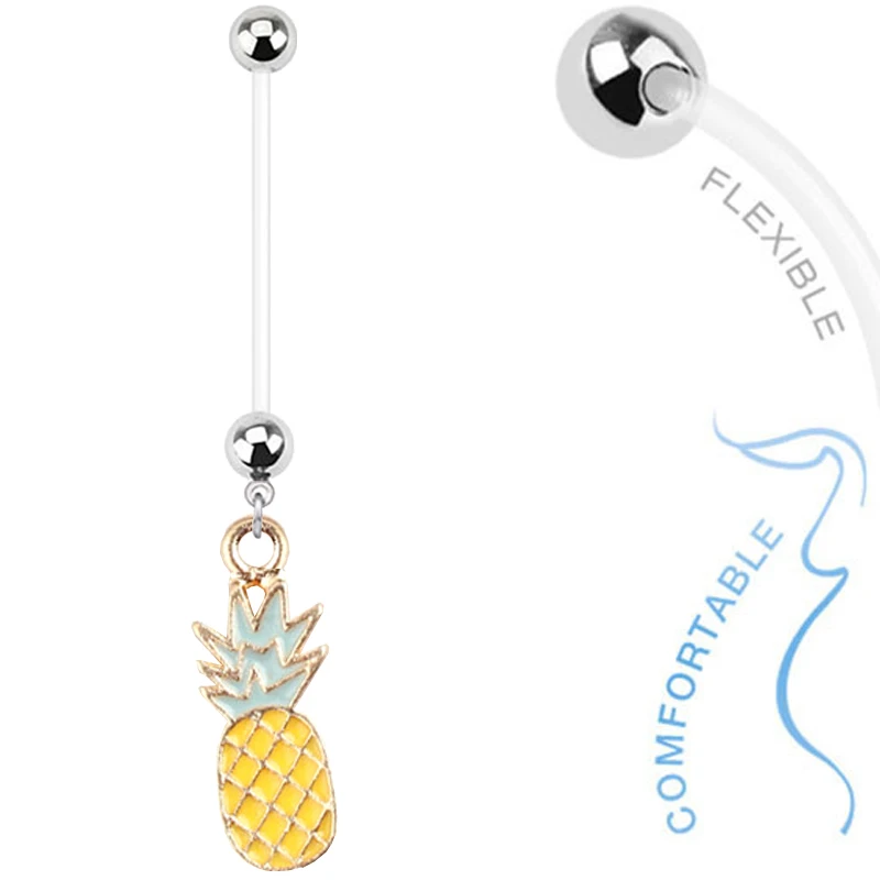 1 шт. 9 видов стилей модные болтающиеся колечки для беременных пупка и кольца с