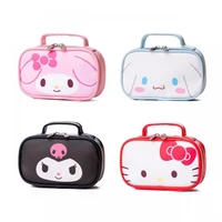 kawaii sanriod kittys kuromi my melody cinnamoroll anime multifunction travel hand cosmetic bag wash bag storage bag for girls