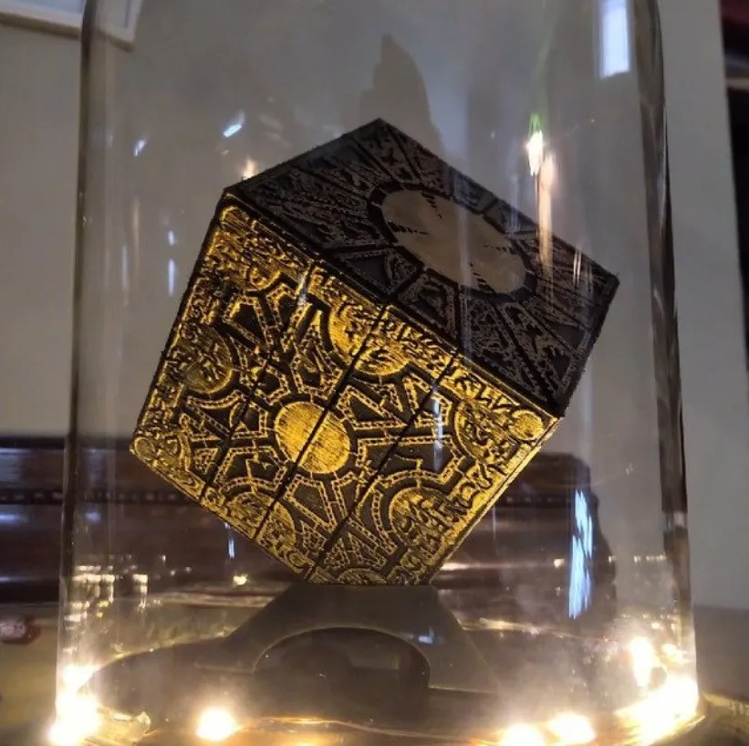 

Removable Hellraiser Puzzle Box, Lament Configuration, Puzzle Box from Hellraiser, Pinhead Halloween Cosplay Prop
