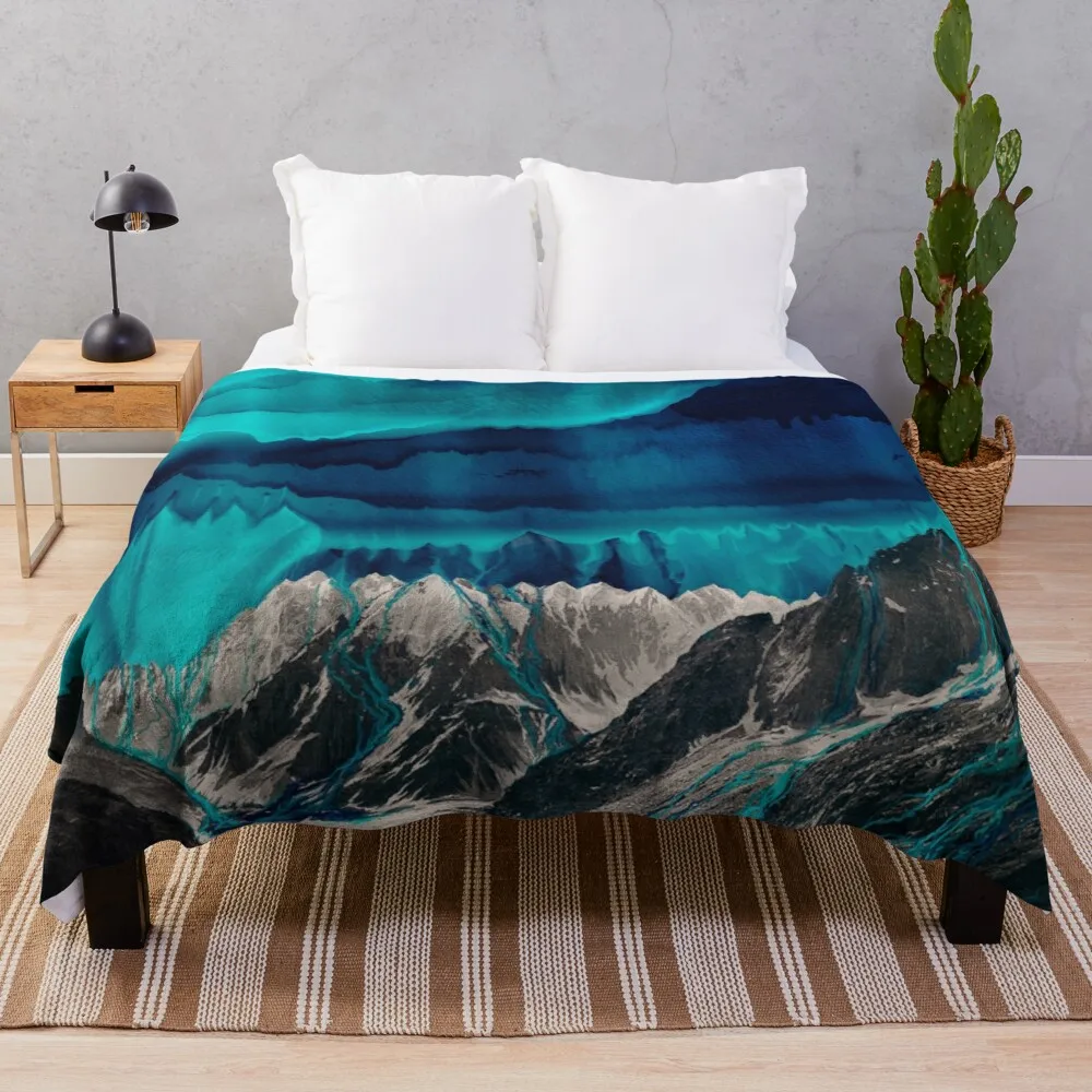 

Skyfall, Melting Blue Mountain CloudsThrow Blanket