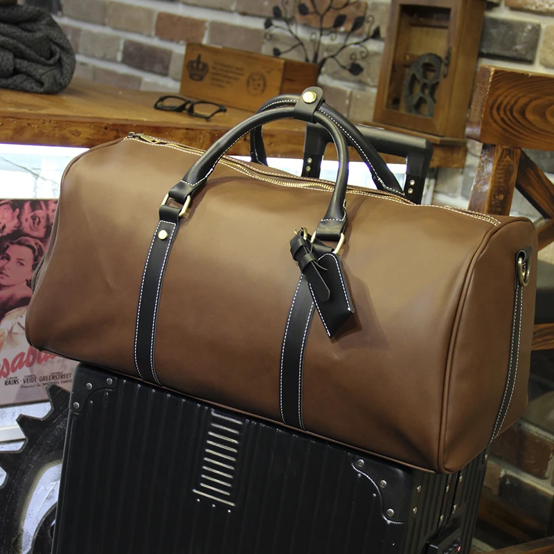 Мужская сумка для путешествий модная вместительная с отдельным отделением обуви