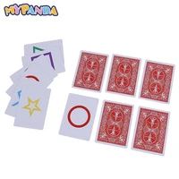 2sets fancy esp classic cards group card sets magic tricks magia props easy to do children kids magic toy christmas gift
