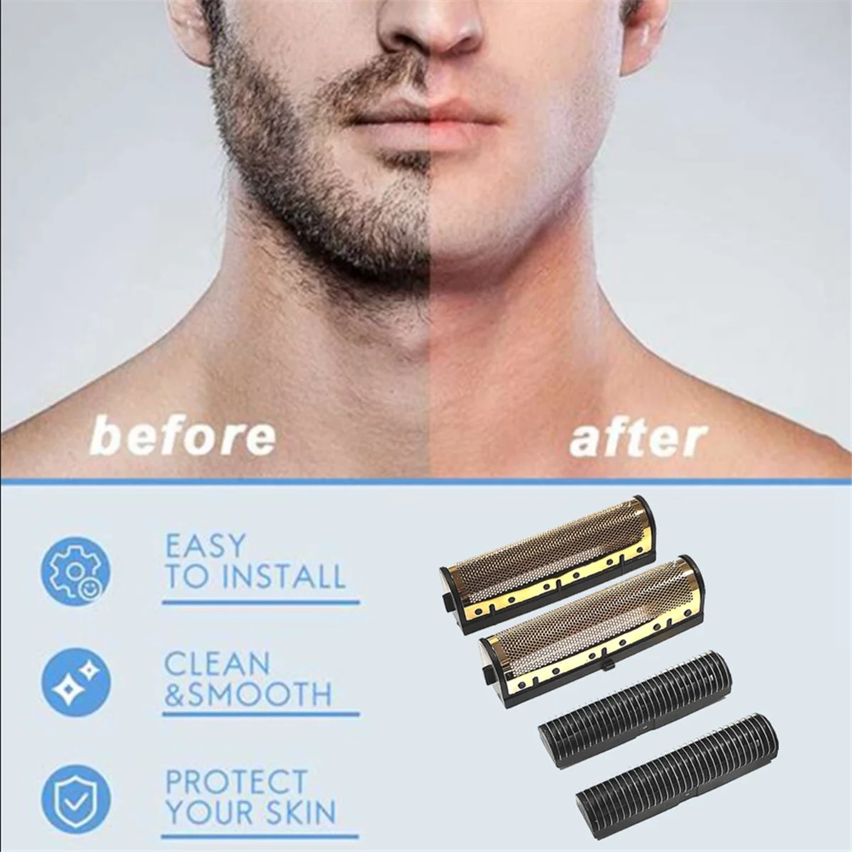 Бритва сменный резак Net + головка резака для 17260 моющегося 3D интеллектуального