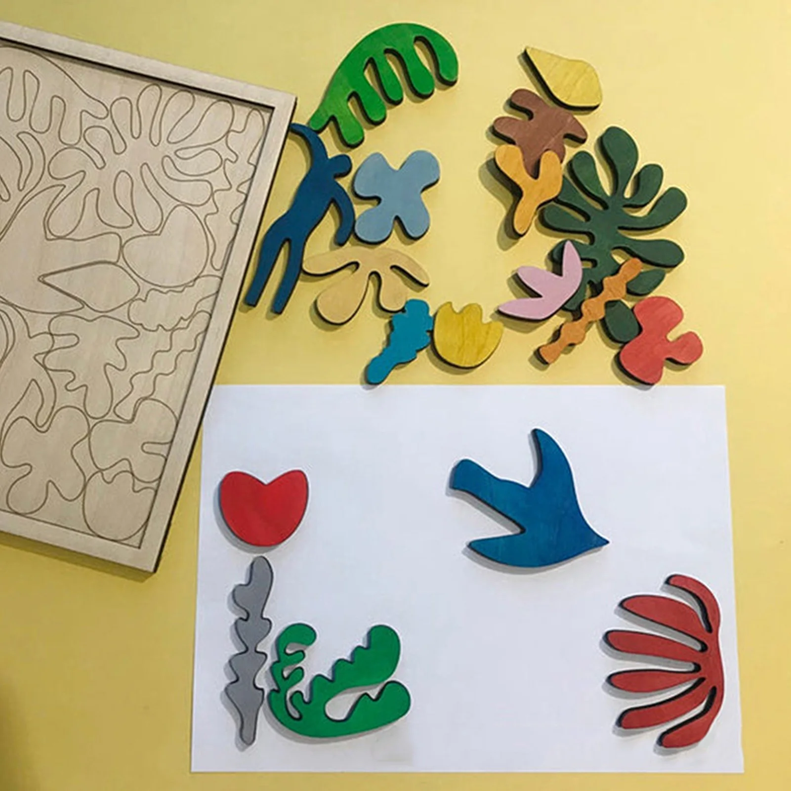 

Montessori Games Baby Toys Kids Puzzles Wooden Shape Cognition Puzzle Toy Matching Educational Game Gift