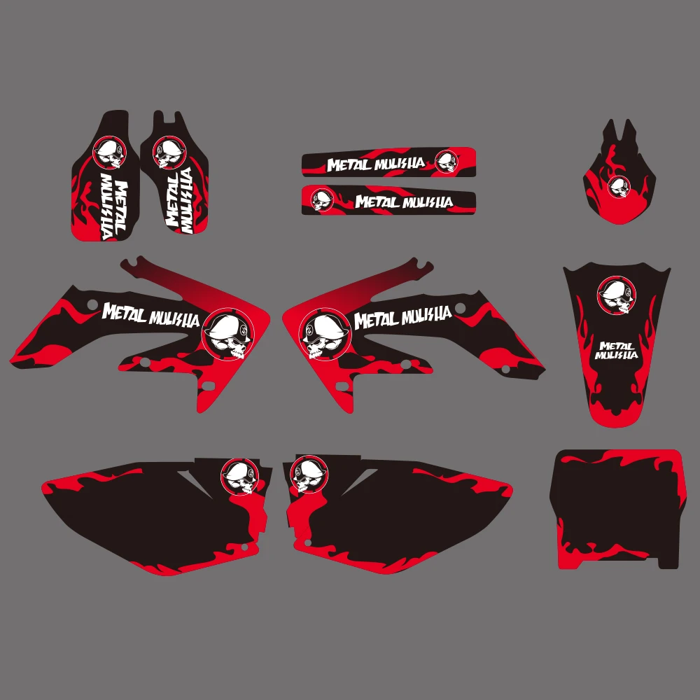 

GRAPHICS & BACKGROUNDS DECALS STICKERS Kits for Honda CRF250 CRF250R 2006 2007 CRF 250 250R CRF 250 R