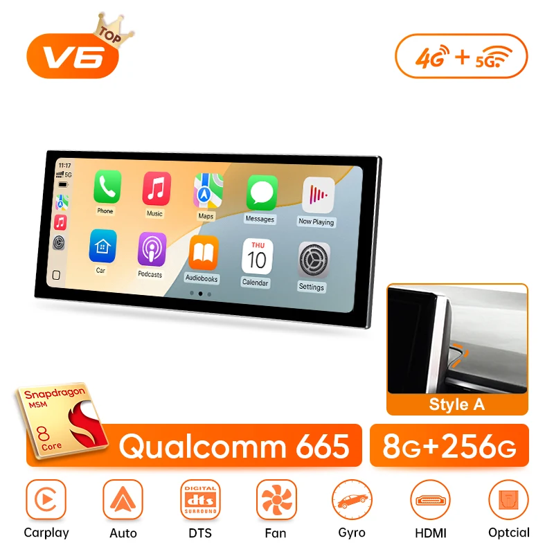 

Автомобильное радио Ainavi 12,3 дюйма для Toyota Corolla 2019 2020 2021 2022 2023 E210, беспроводной Carplay, Android Auto, 4G, автомобильная мультимедийная система 2DIN