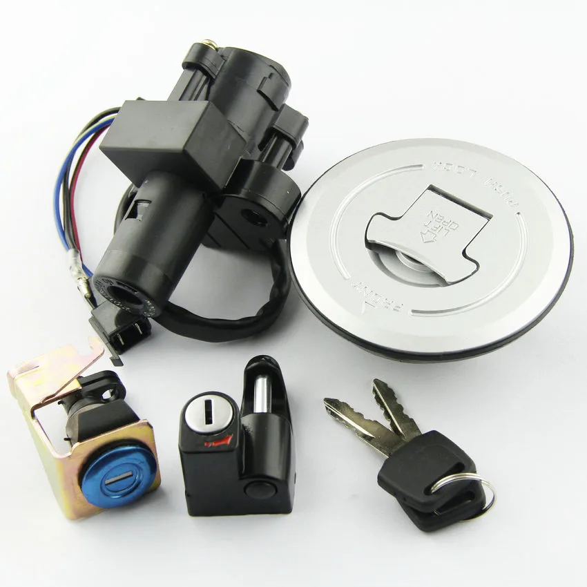 Комплект топливных крышек для мотоцикла переключатель зажигания Honda VTR250 MC33 1998 1999