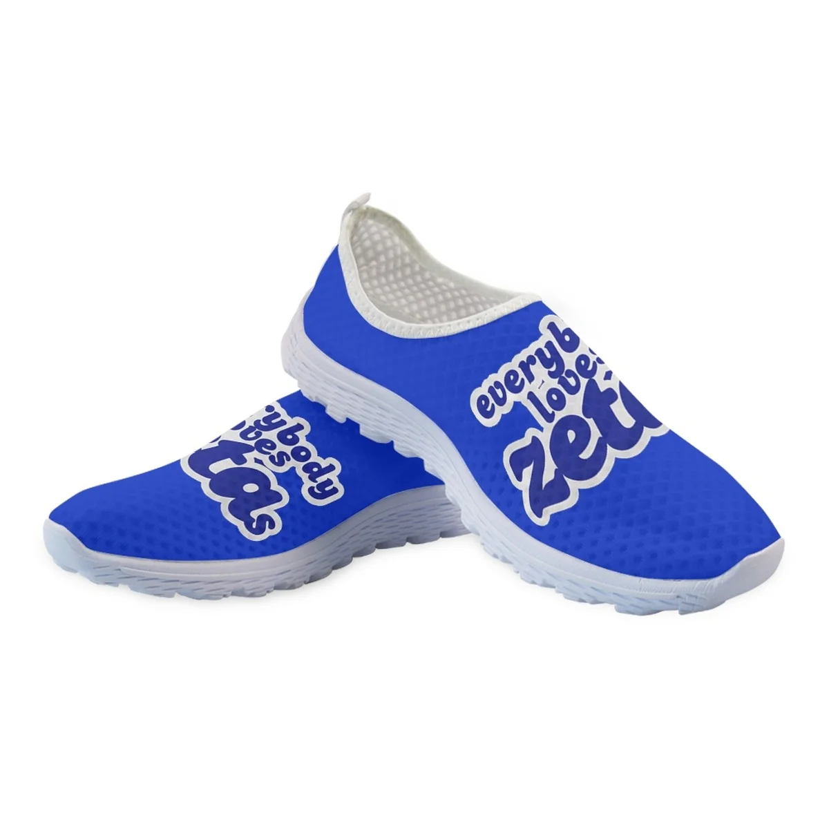 Nopersonality Leisure Flats Women Zeta Amicae Sneakers Breathable Mesh Running ShoesSorority Colors  Zapatillas Mujer Footwear