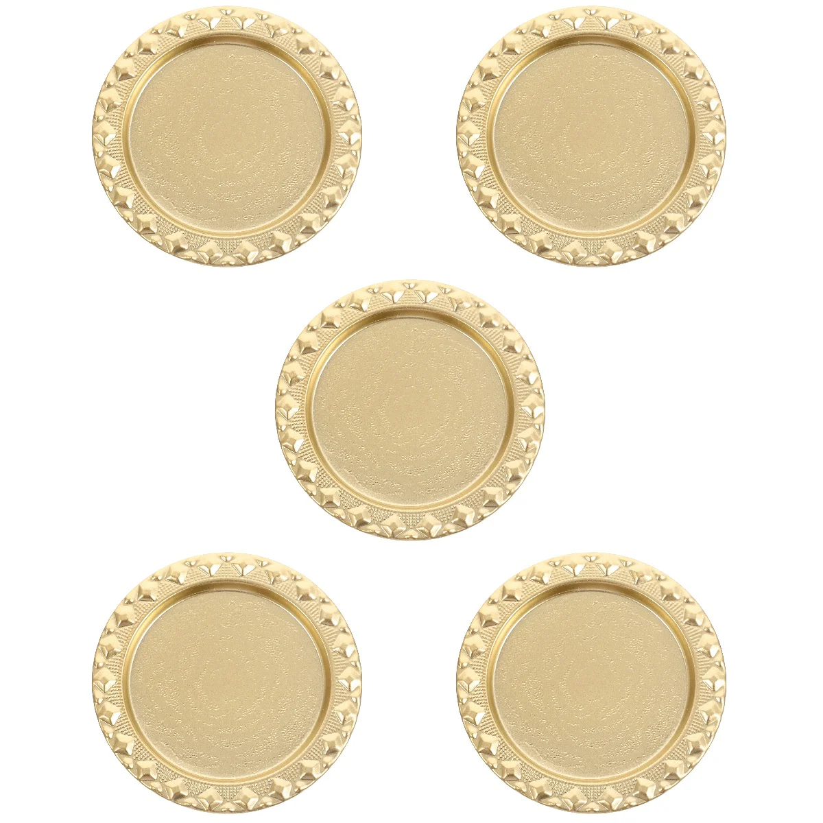 

5x Metal Holders Decor Dish Plate Holder Metal Plate Trays Home Decor