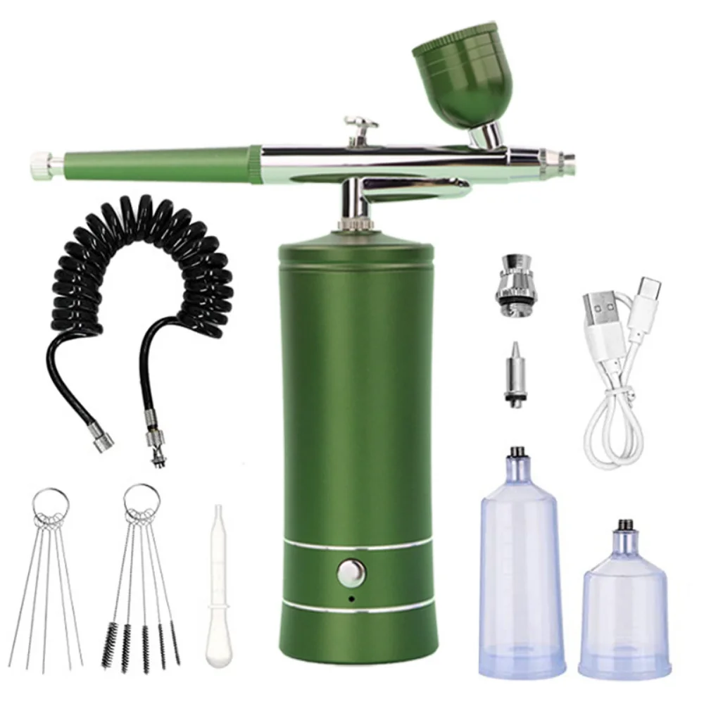 Kit Air-brush Paint Spray Gun For Nail Art Tattoo Craft Cake
