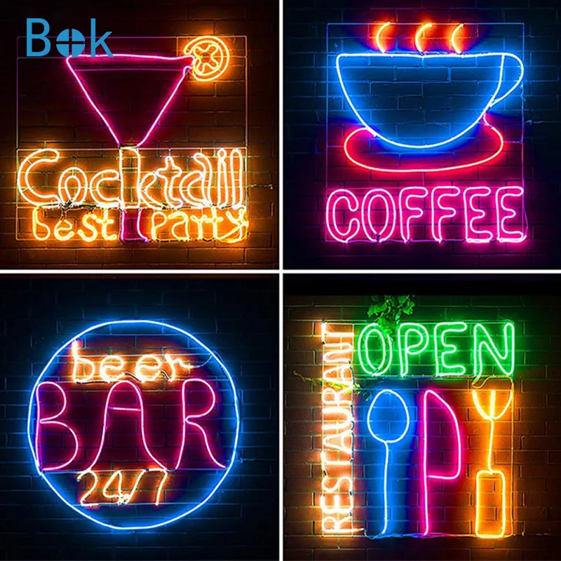 

1M/3M Neon EL Wire Glowing Line LED String Light DIY Flexible Waterproof Strip Light Rope For Dance Party Performance Decoration