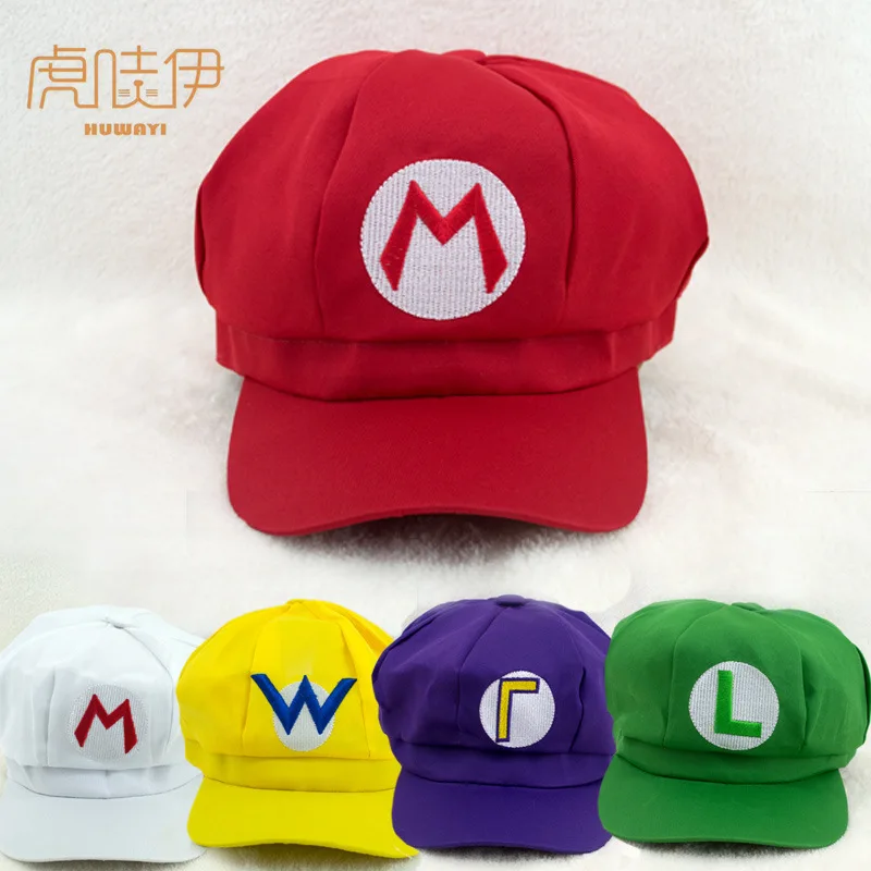 

Купольная шляпа Super Mario, восьмиугольная шляпа, Луиджи Брос, аниме, косплей, бейсболка для взрослых, уличные аксессуары, Солнцезащитная шляпа, ...