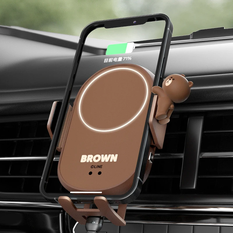 

15W Car Wireless Charger for Iphone Xr 11 12 13 Xiaomi Huawei Samsung Bracket Holder 15W Fast Wireless Charging Air Outlet Smart