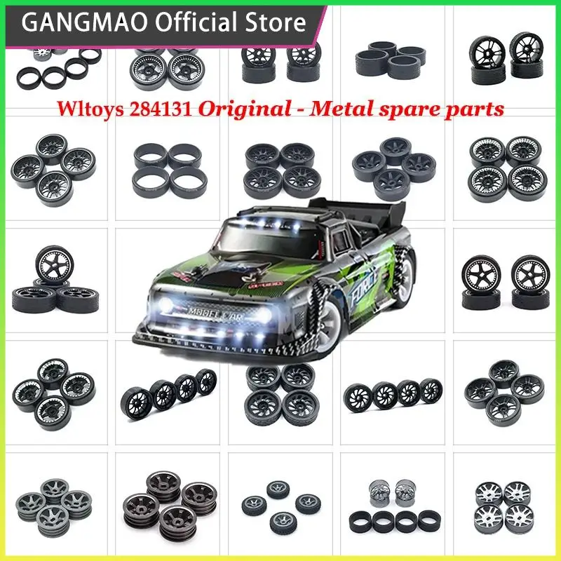Обновление 4 шт. 1/28 металлическое колесо для Wltoys 284131 K969 K979 K989 K999 P929 P939