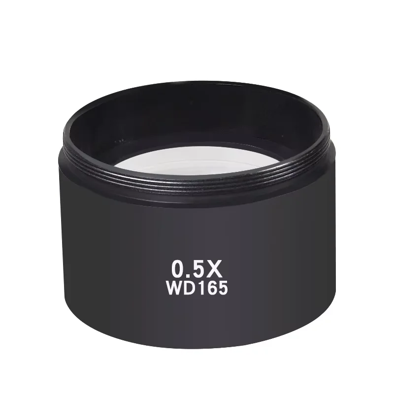 WD165 0,5X WD120 0,7X тринокулярный стереомикроскоп Вспомогательный объектив Линза Барлоу Резьба 48 мм Оптическое стекло Линза (art.: 3920cc91f87fd) - 3920cc91f87fd