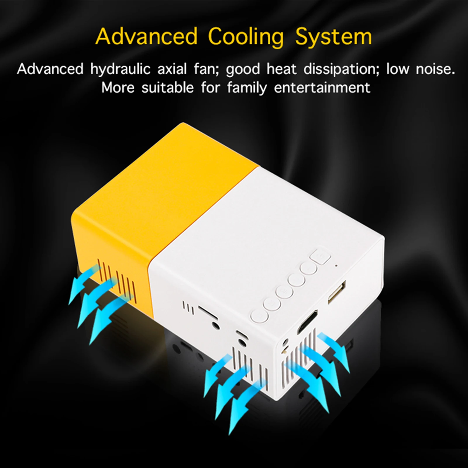 Портативный проектор с поддержкой 720P 1080P Dodocool MP20