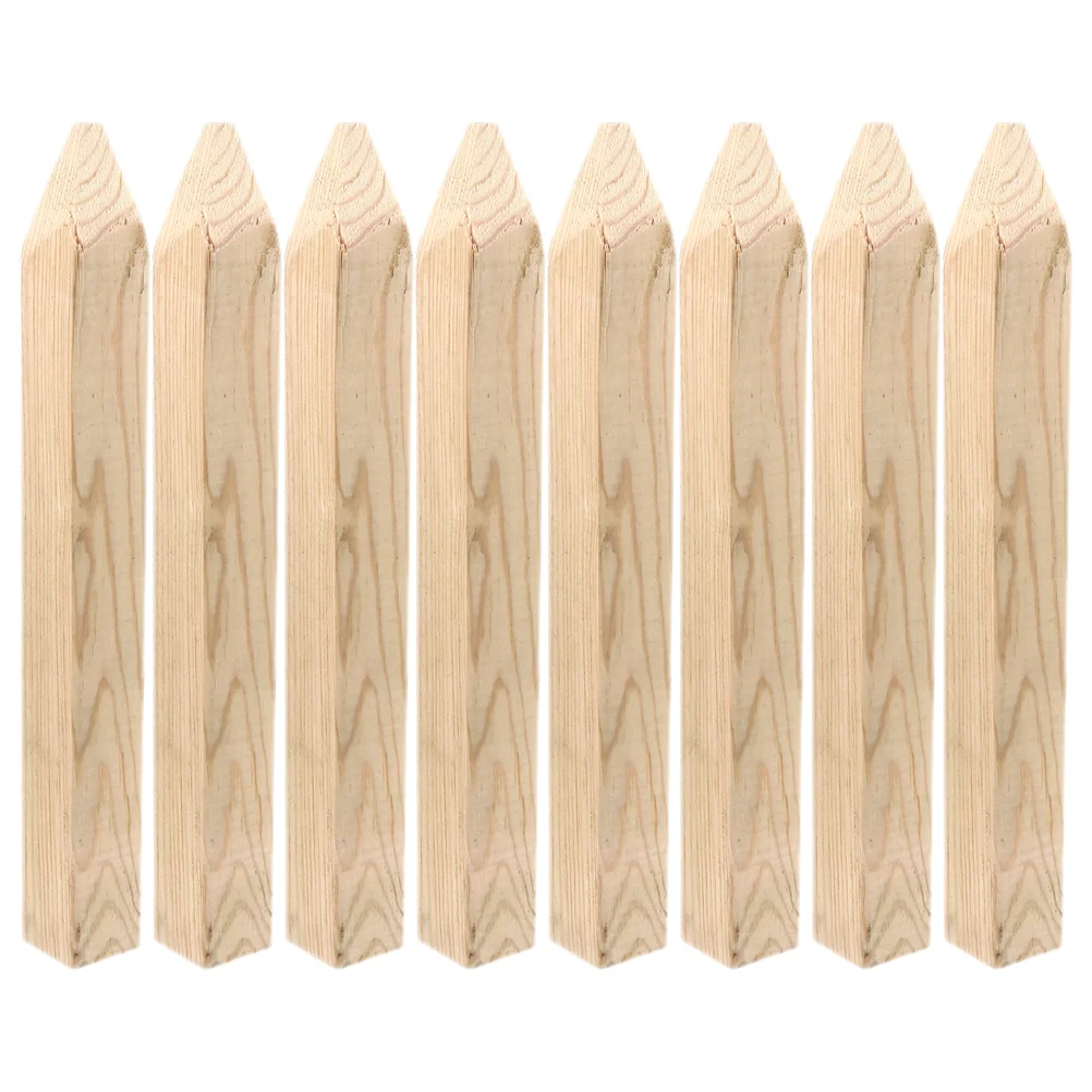 

Edging Signs Marking Out Pegs Wooden Tags Building Stakes Garden Decoration Flower Bed Border Ground Posts Gardening