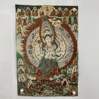bodhisattva brocade silk exquisite embroidery painting tibetan buddha thangka mural