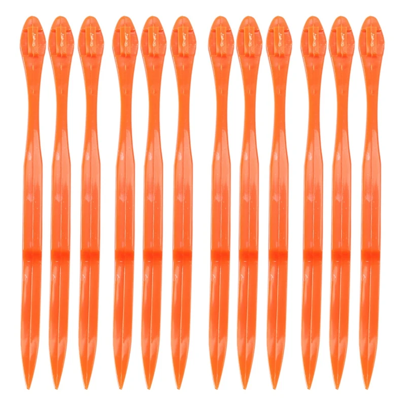 

12PCS Easy Orange Citrus Peeler In Bright Orange Color Kitchen Tool