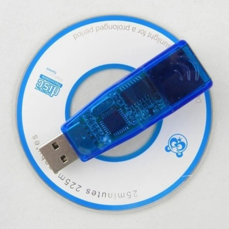 

1Pcs Blue USB External Network Card Laptop Desktop USB 9700 Network Converter Adapter