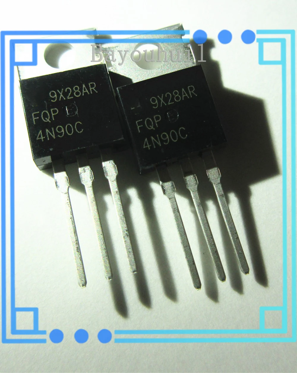

10pcs FQP4N90C 4N90 Straight Plug Iron Head To-220 Mos Field Effect Tube 4a900v
