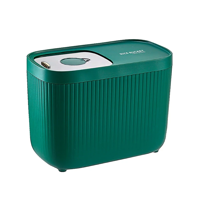 

Rice Container Grain Storage Box Pet Food Storage Box Insect-Proof Moisture-Proof Seal With Scale Storage Bucket