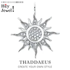 Кулон с белым кубическим цирконием, 2019 новые модные украшения в европейском стиле, украшение из стерлингового серебра 925 пробы, подарок для женщин и мужчин