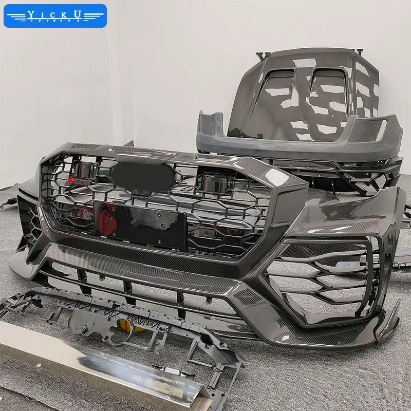 Подходит для Audi RS Q8 подтяжка лица mansoy сухой обвес из углеродного волокна передний