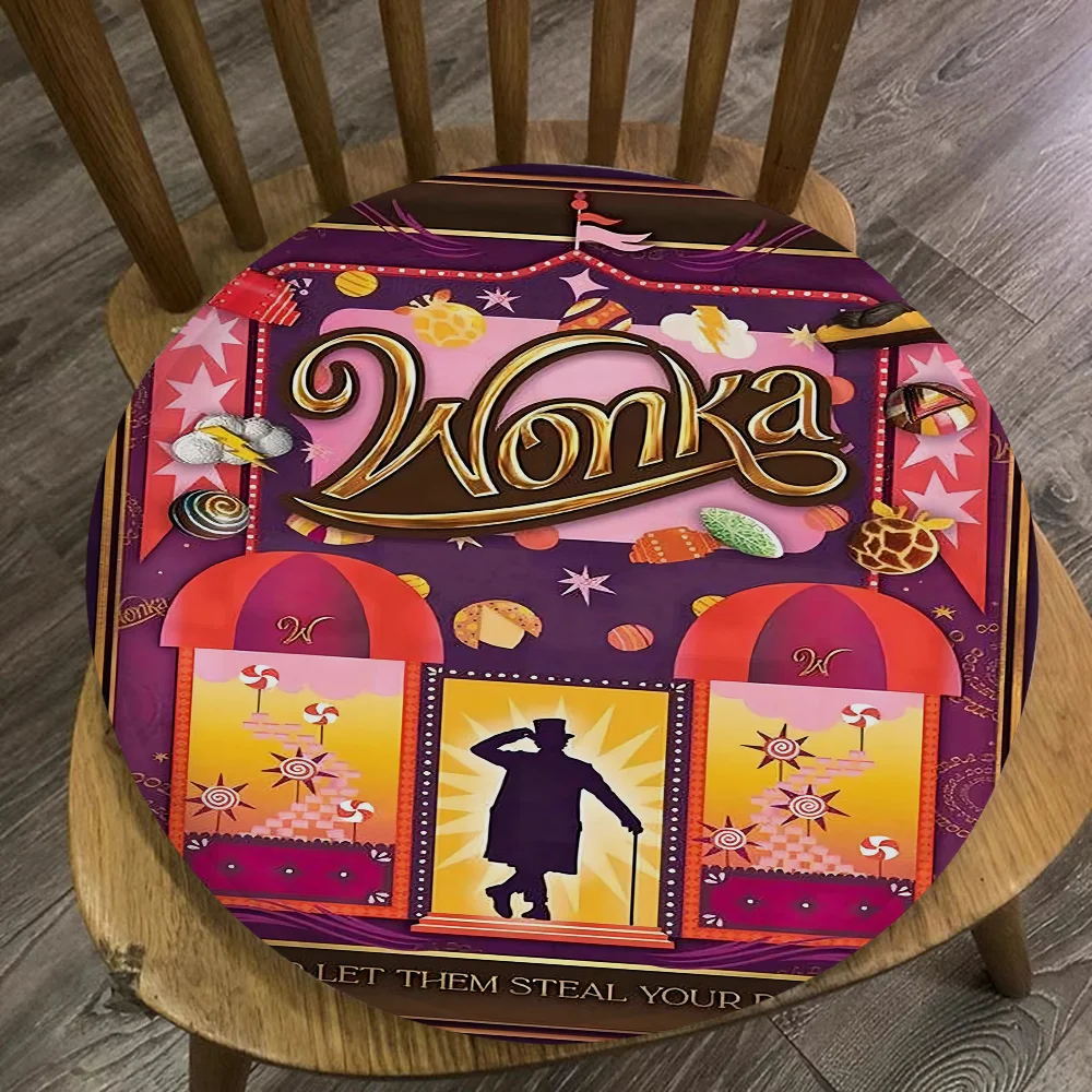 W-Wonka Новый Фильм Искусственный Стул Квадратная Подушка 40x40 См Удобный Дышащий