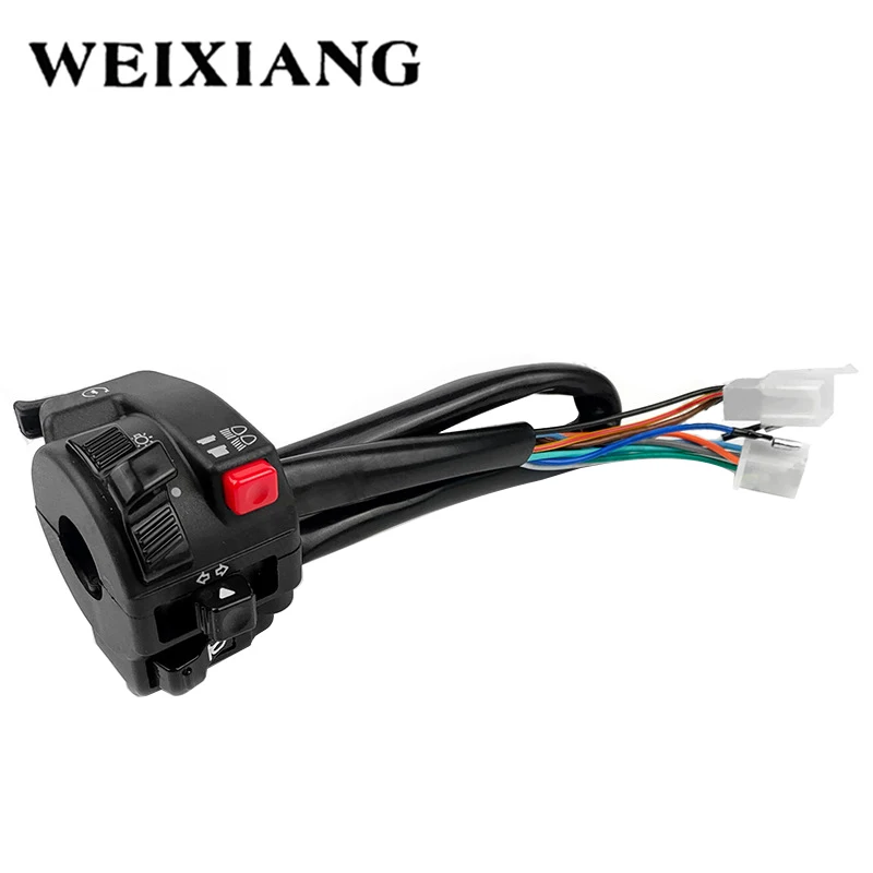 

7/8" Motorcycle Handlebar Control Switch Ignition Kill Start Switch ON OFF Headlight Horn Turn Signal For Pit Bike Dirt ATV
