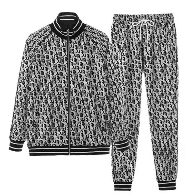 

New Men's Suit Sportswear Fall Men's Zipper Jacket And Pants 2022