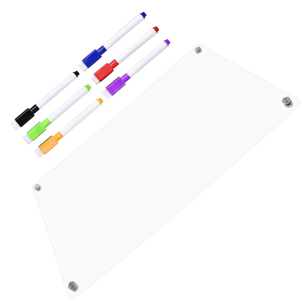 

Magnetic Board White Dry Erase Grocery List Pad Fridge Wall Whiteboard Calendar