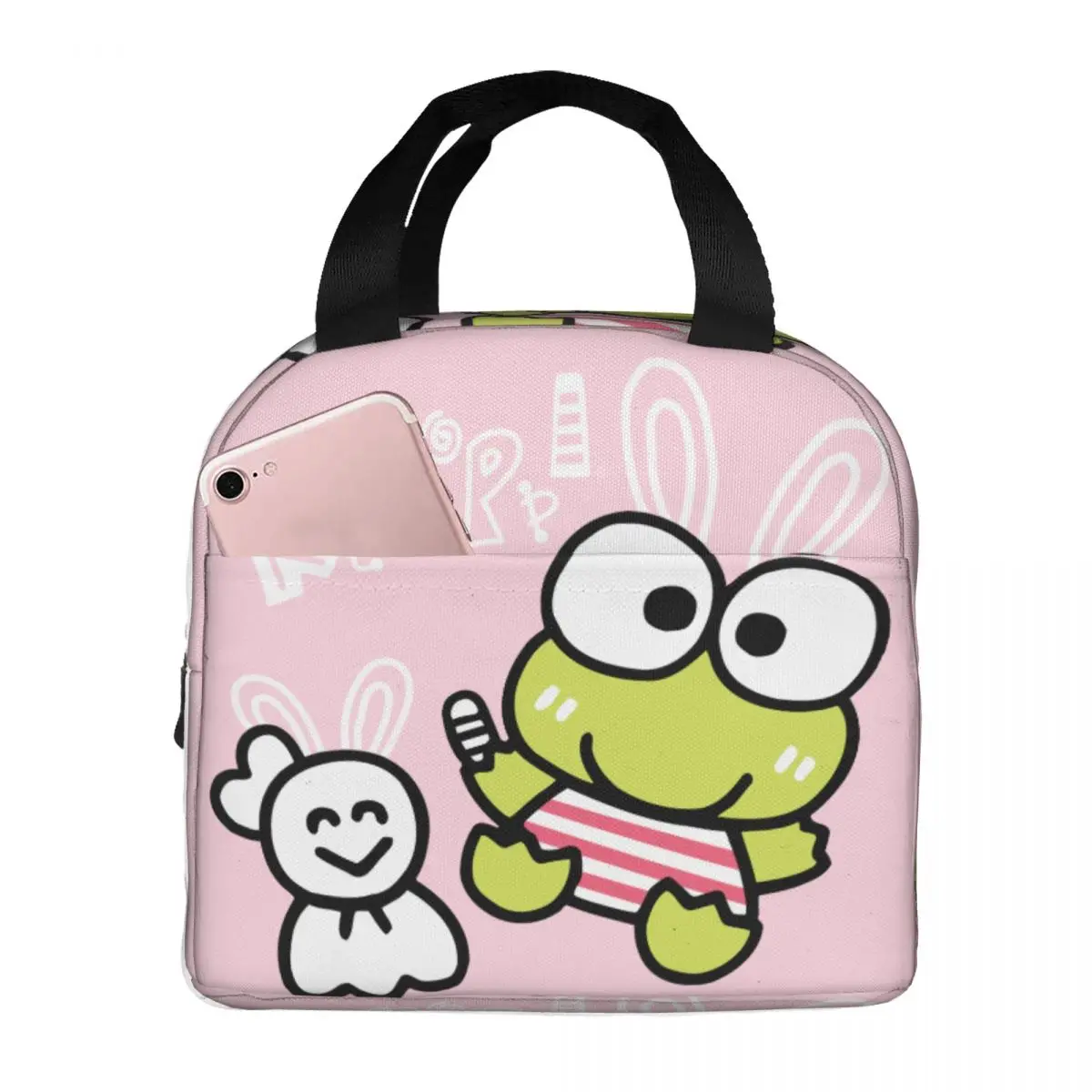 Прочные водонепроницаемые пищевые пакеты для мужчин и женщин Sanrio Kero Keroppi модные