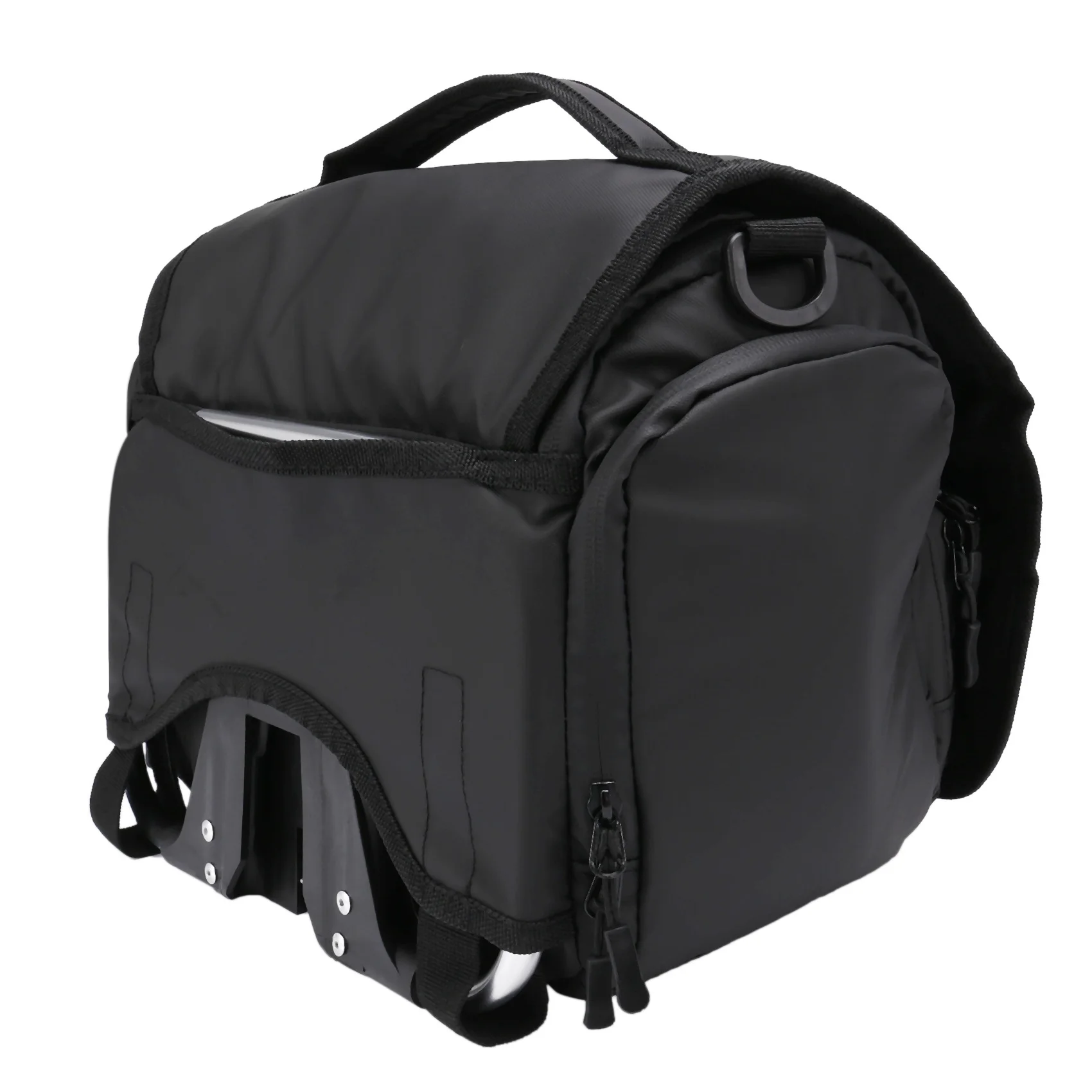 Передняя сумка для велосипеда рюкзак с подставкой и дождевиком складного