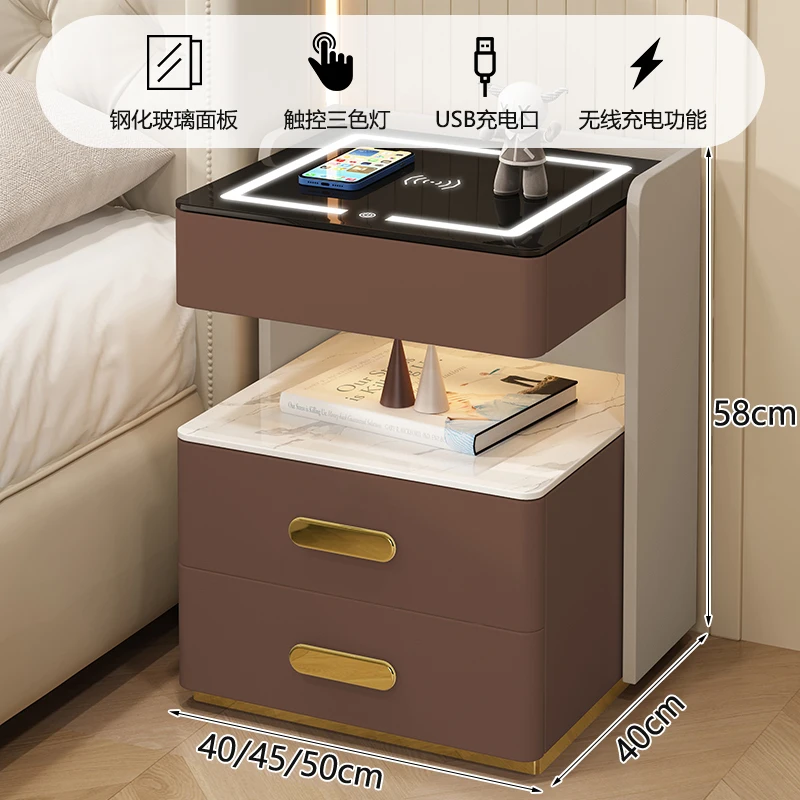 Современные деревянные тумбочки скандинавские мобильные роскошные креативные