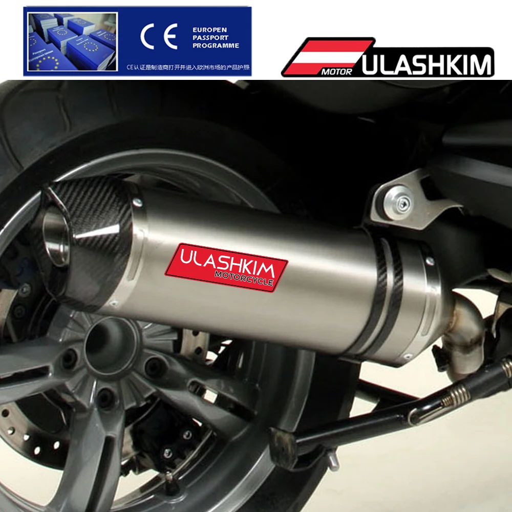 

Слипоны для BMW C650 GT 2012-2015 полный глушитель из углепластика ULASHKIM