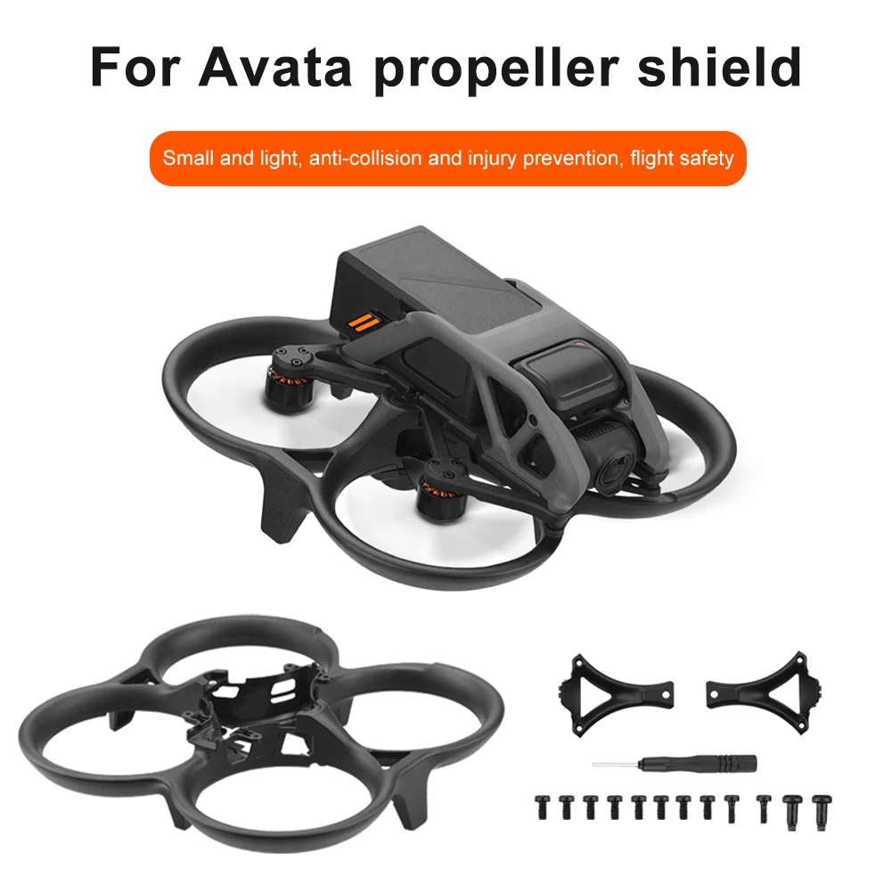 

Пластиковая защитная клетка для защиты от столкновений, портативный пропеллер, защитное кольцо, крышка, аксессуары для дрона, Запасные Комп...