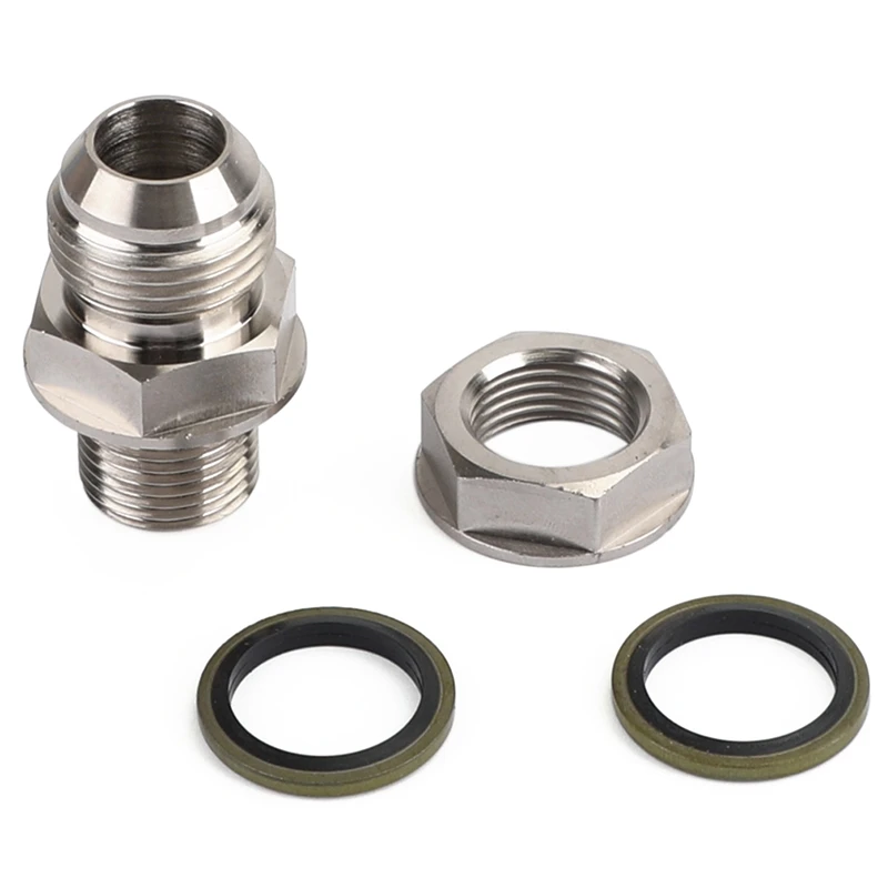 

HOT SALE 10AN To M18X1.5 Turbine Oil Pan/Oil Return Drain Plug Adapter Expansion Joint Without Welding
