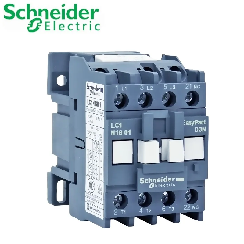 

Schneider electric EasyPact D3N 3-плотные замыкатели LC1N18 1NC или 1NO 50HZ LC1N1801B5N LC1N1810B5N LC1N1801M5N LC1N1810M5N