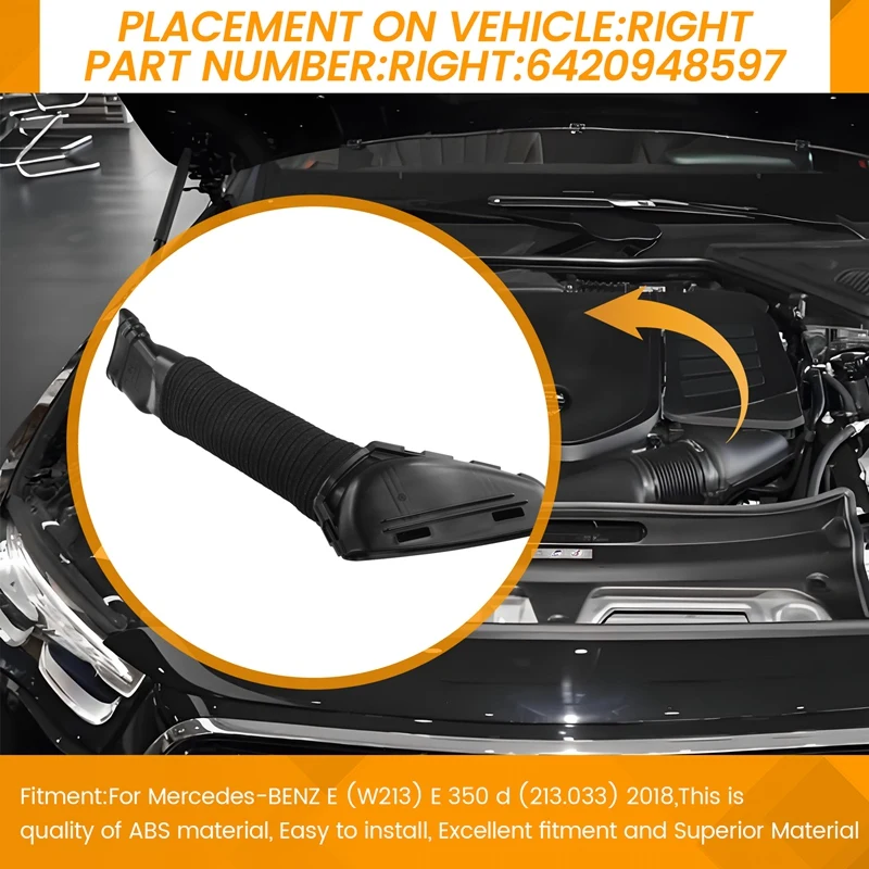 Car Air Intake Pipe Tube For Benz W213 E350d 2018