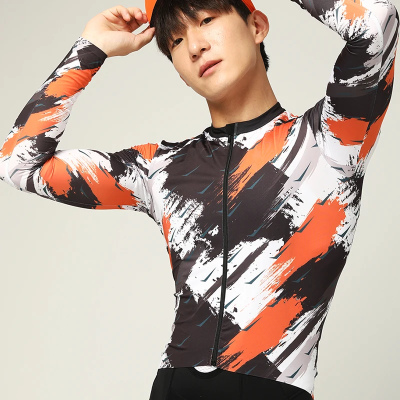 Велосипедная одежда KIAE с длинными рукавами для мужчин дышащий солнцезащитный