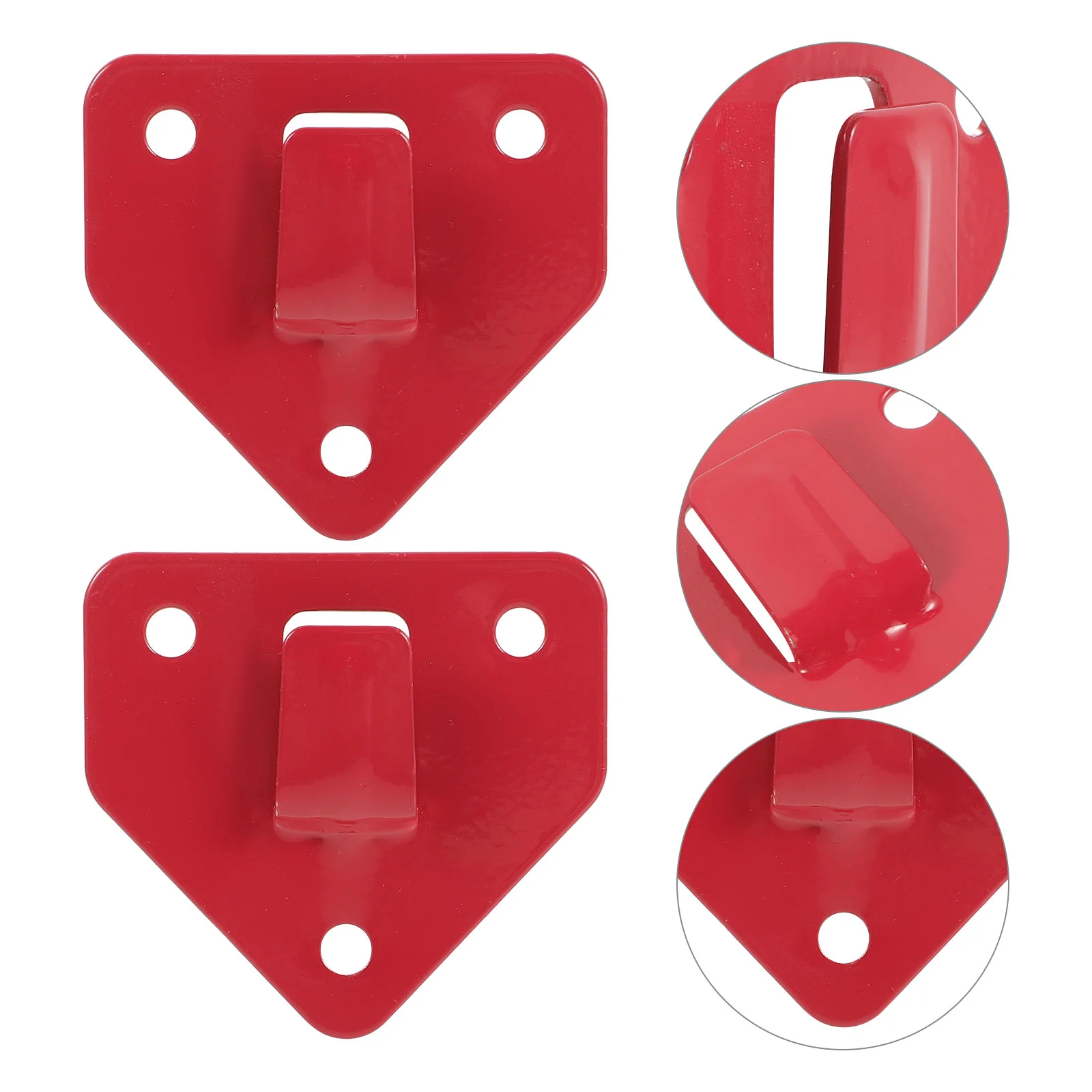 

8 Pcs Wall Mount Fire Extinguisher Mounting Brackets Hanging Piece Hook Iron Holder