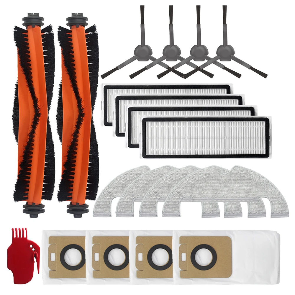 

Пылесборник с фильтром и основной боковой щеткой, насадка на швабру для робота-пылесоса Xiaomi Dreame Bot L10 Plus Z10 Pro RLS5L RLS5D, аксессуары